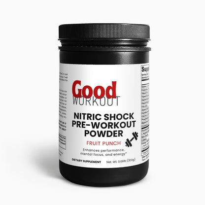 Nitric Shock Pre-Workout Powder (Fruit Punch)