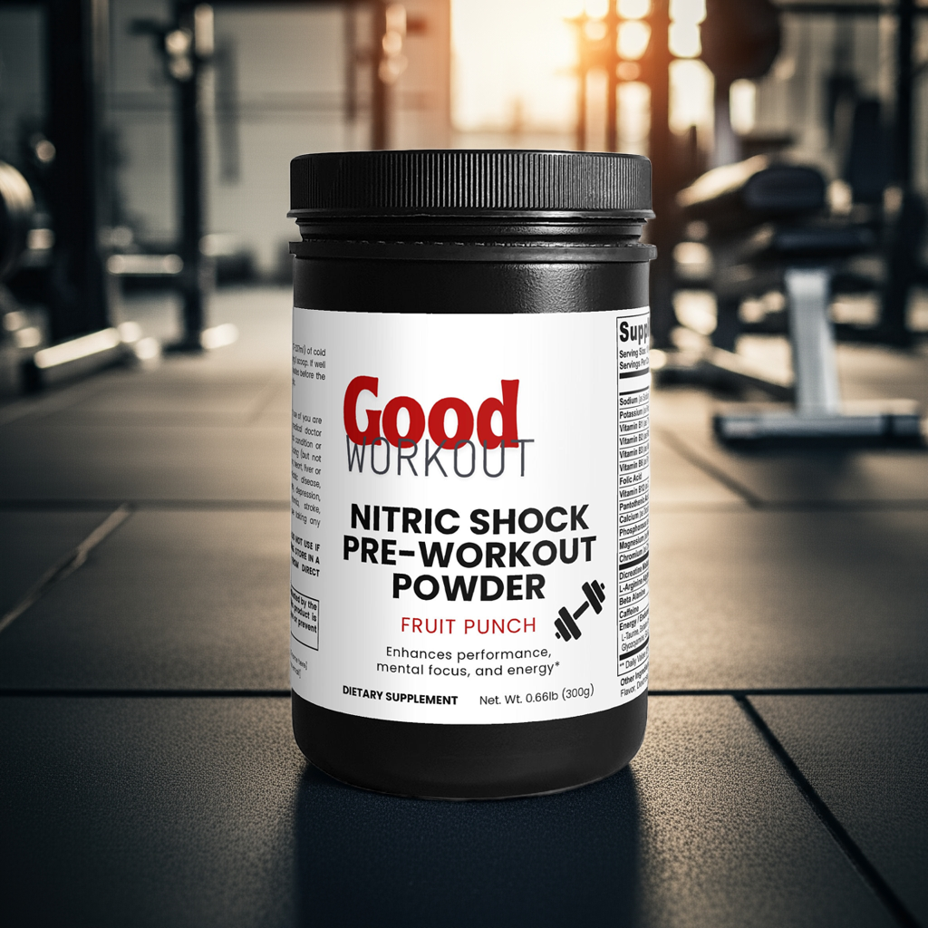 Nitric Shock Pre-Workout Powder (Fruit Punch)